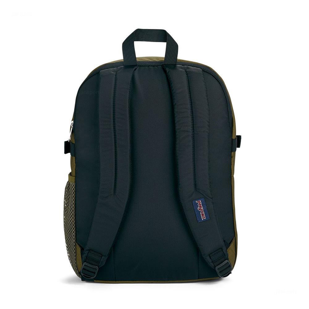 JanSport Main Campus Laptop Rugzak Olijfgroen | NL_JS085