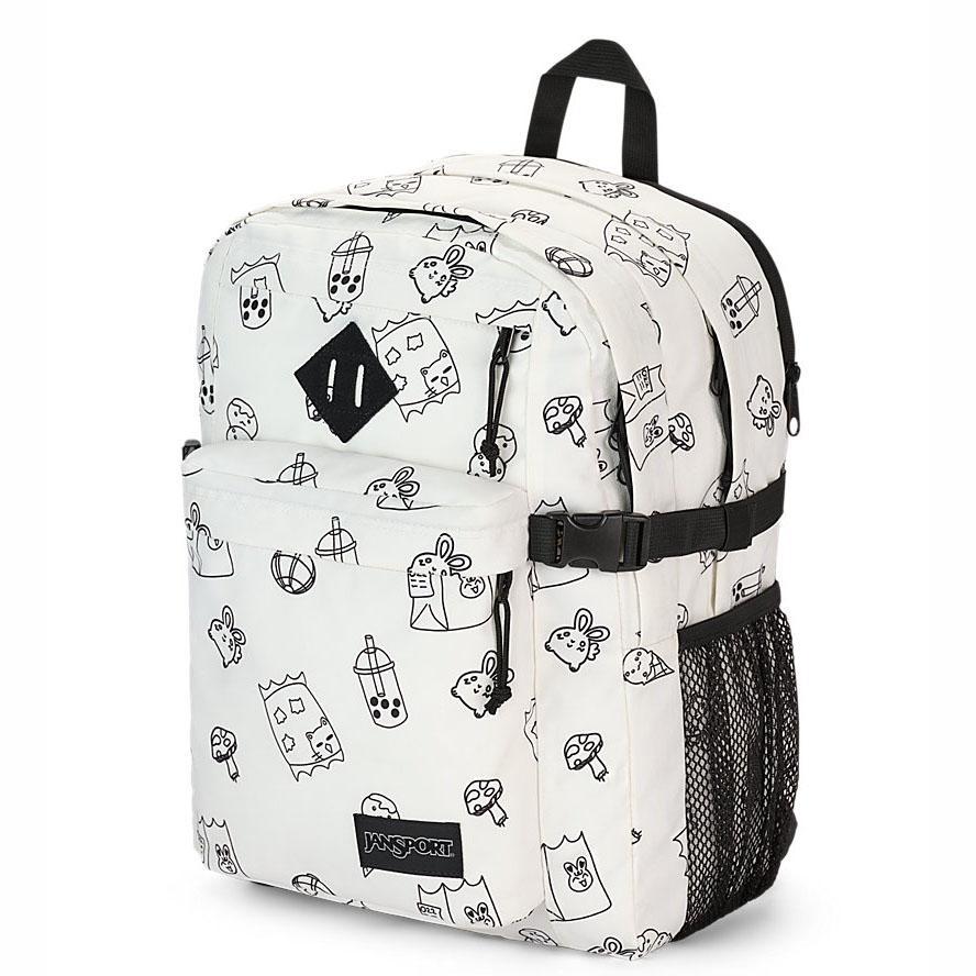 JanSport Main Campus Laptop Rugzak Wit | NL_JS403