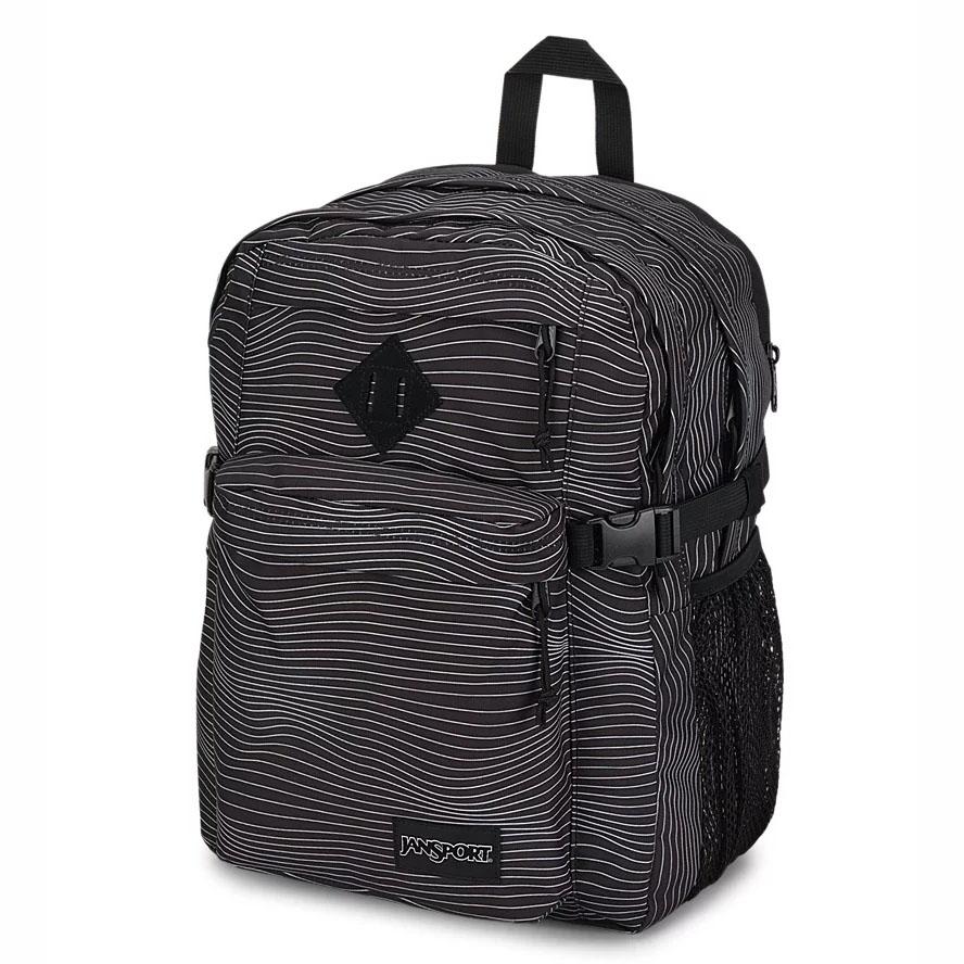 JanSport Main Campus Laptop Rugzak Zwart | NL_JS344