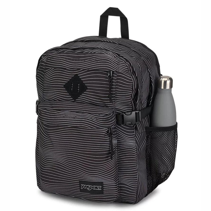 JanSport Main Campus Laptop Rugzak Zwart | NL_JS344