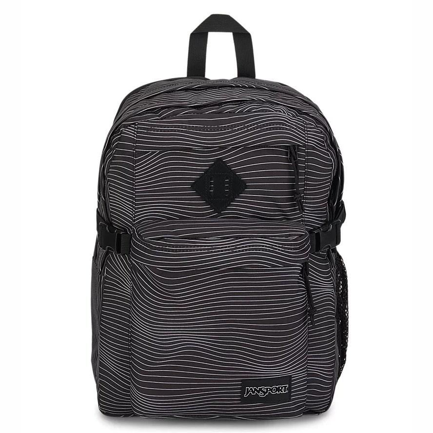 JanSport Main Campus Laptop Rugzak Zwart | NL_JS344