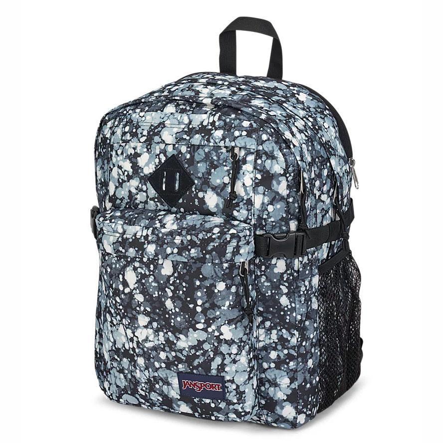 JanSport Main Campus Schooltas Blauw Zwart | NL_JS146