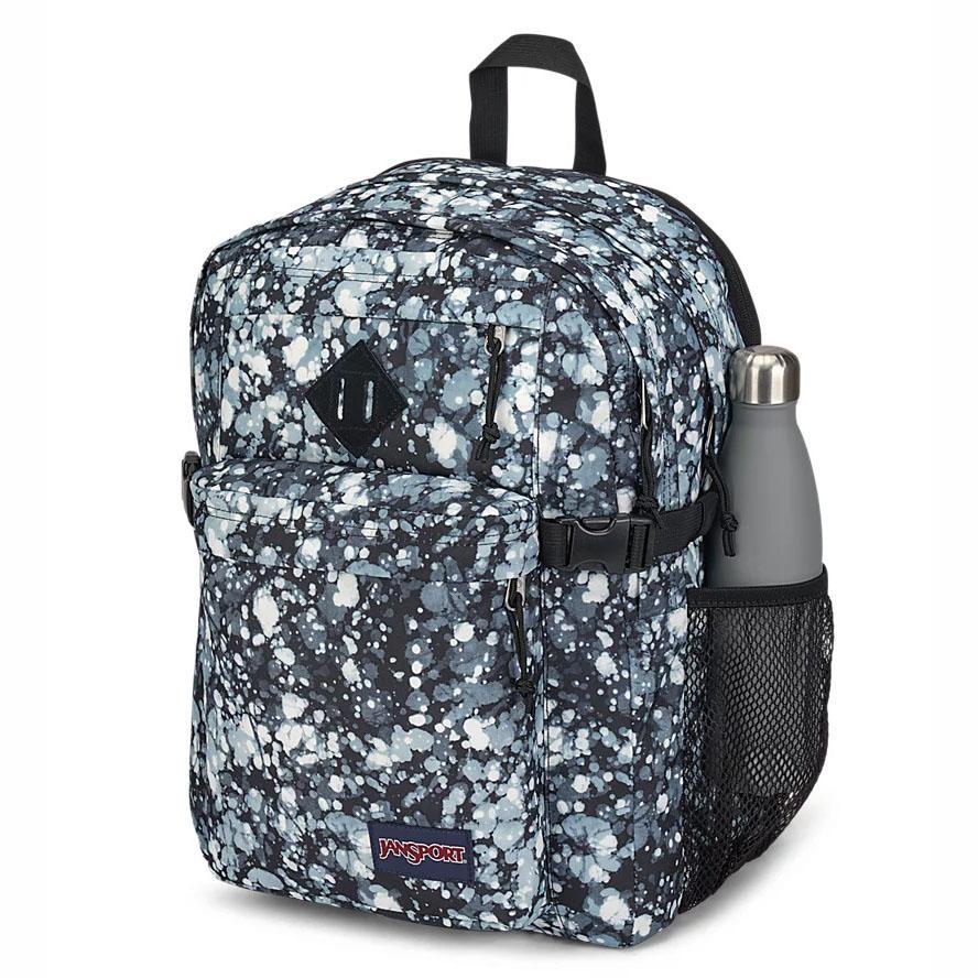 JanSport Main Campus Schooltas Blauw Zwart | NL_JS146