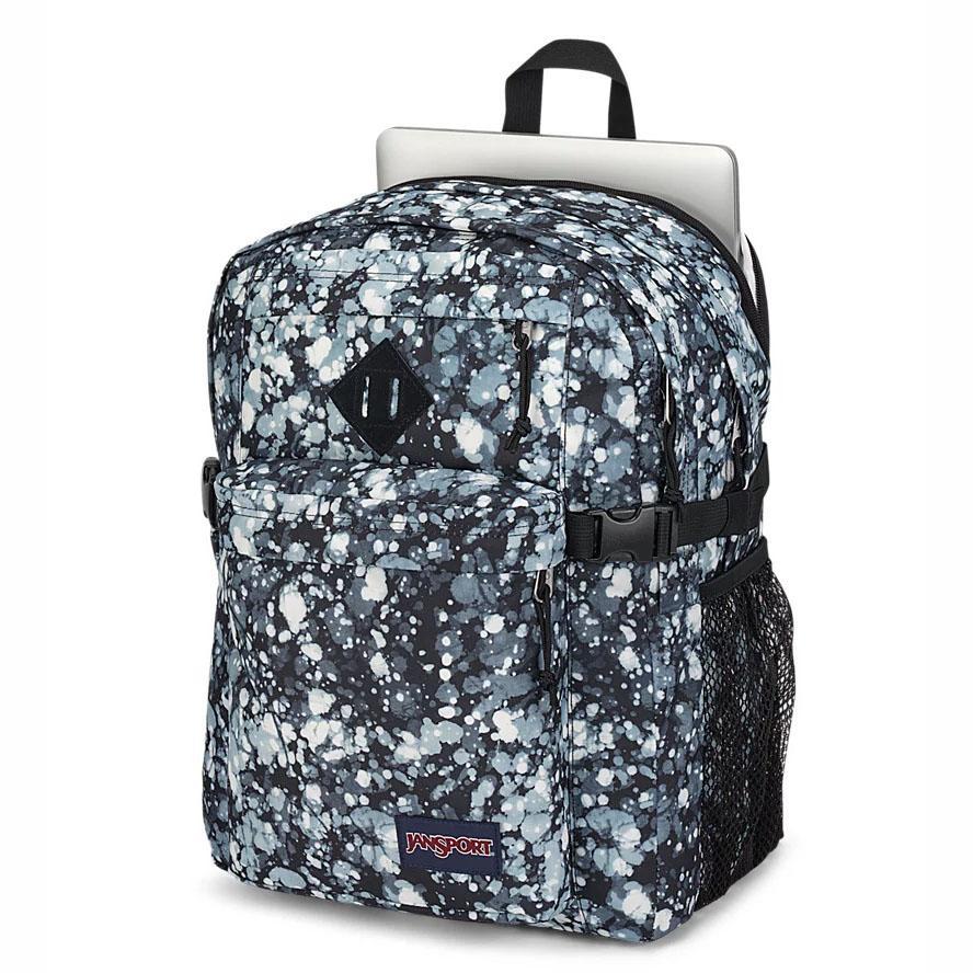 JanSport Main Campus Schooltas Blauw Zwart | NL_JS146