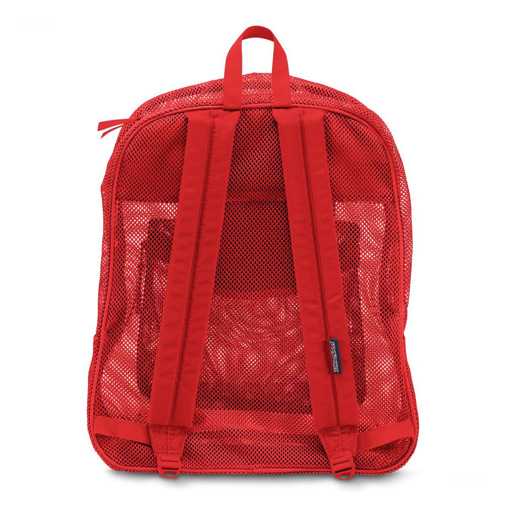 JanSport Mesh Pack Schooltas Rood | NL_JS277