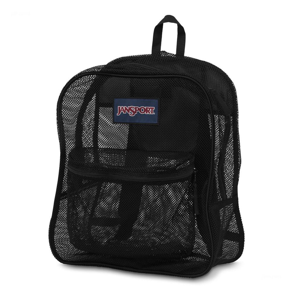 JanSport Mesh Pack Schooltas Zwart | NL_JS408