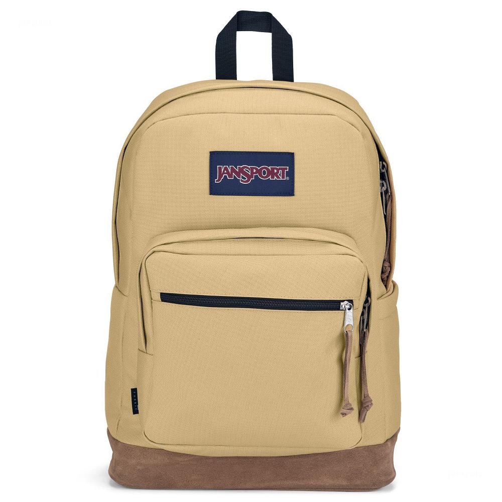 JanSport Right Pack Laptop Rugzak Geel | NL_JS109