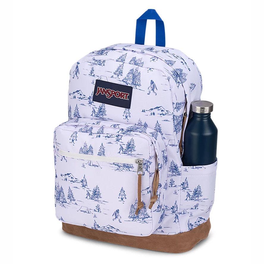 JanSport Right Pack Laptop Rugzak Wit Blauw | NL_JS040