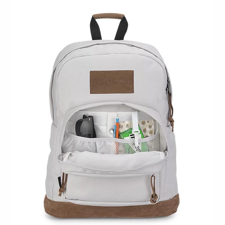 JanSport Right Pack Premium Schooltas Grijs | NL_JS198