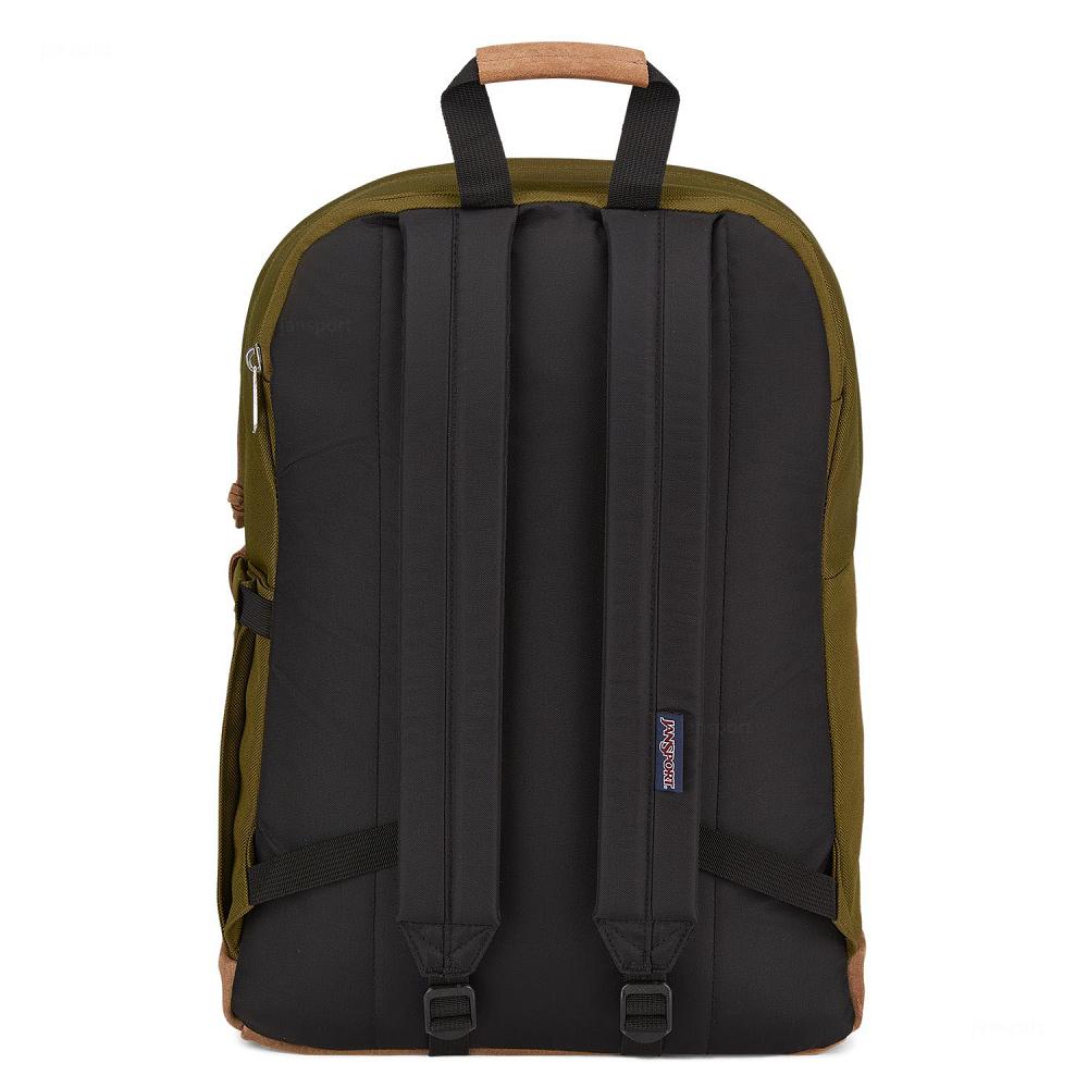 JanSport Right Pack Premium Schooltas Olijfgroen | NL_JS369