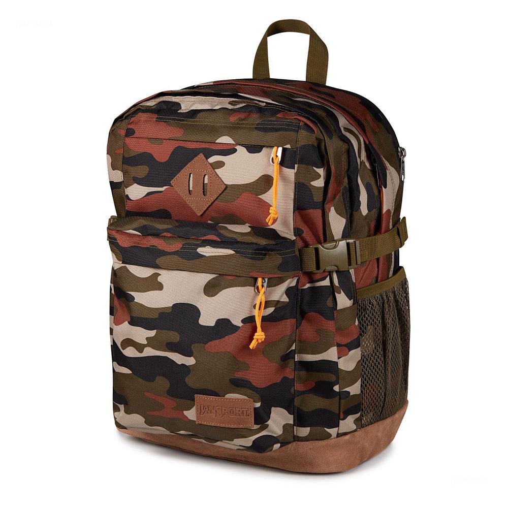 JanSport SUEDE CAMPUS Laptop Rugzak Camo | NL_JS044