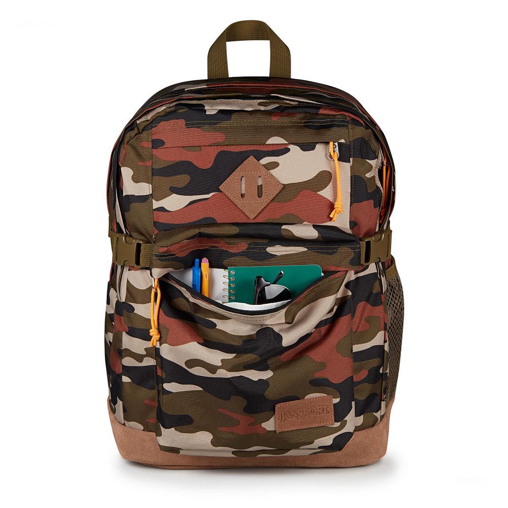 JanSport SUEDE CAMPUS Laptop Rugzak Camo | NL_JS044