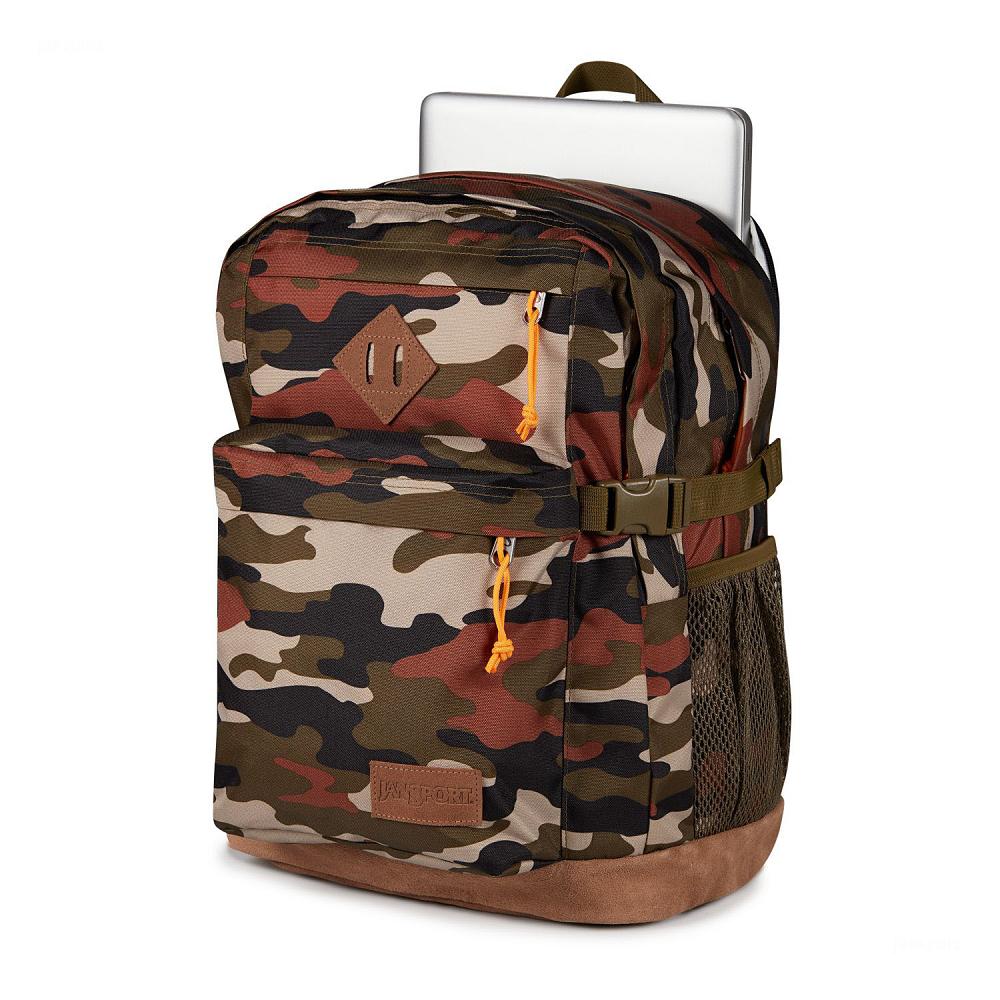 JanSport SUEDE CAMPUS Laptop Rugzak Camo | NL_JS044