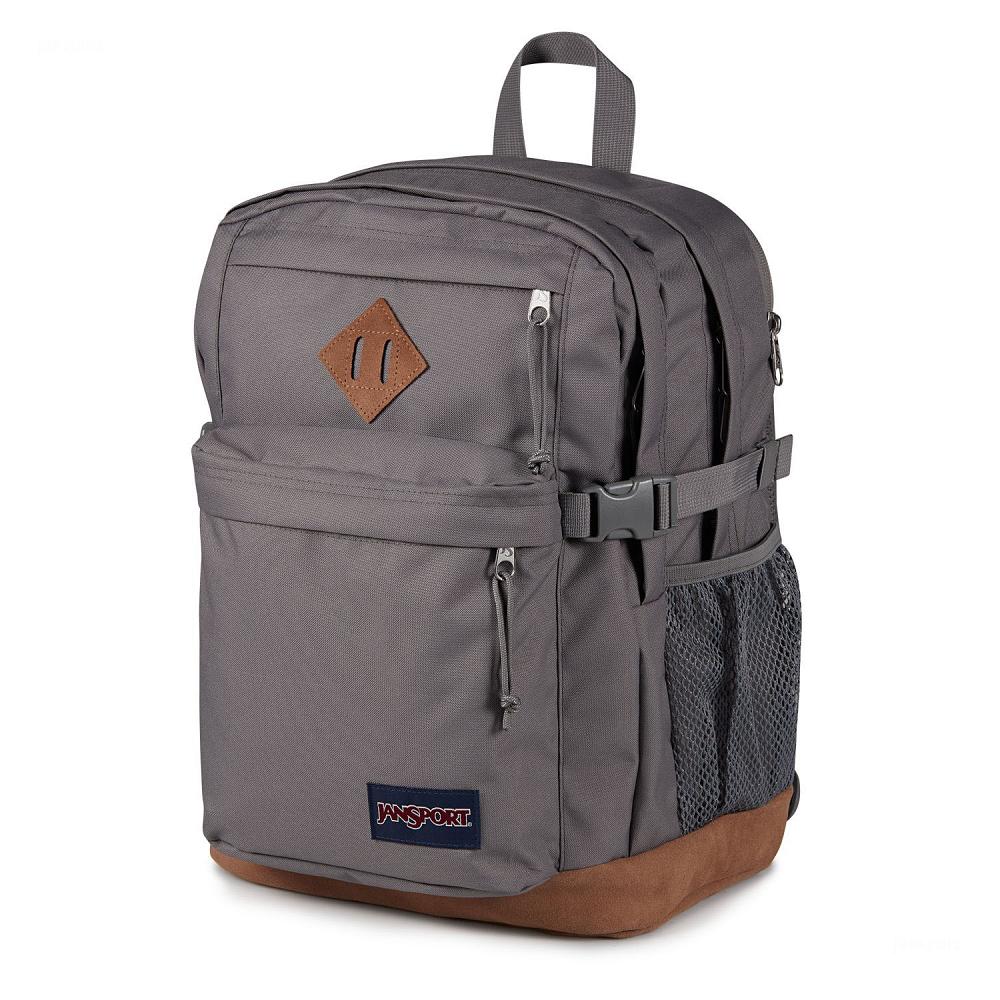 JanSport SUEDE CAMPUS Laptop Rugzak Diepgrijs | NL_JS442