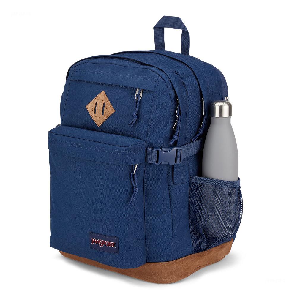 JanSport SUEDE CAMPUS Laptop Rugzak Donkerblauw | NL_JS255