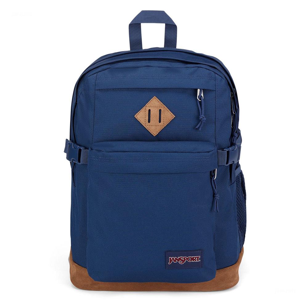 JanSport SUEDE CAMPUS Laptop Rugzak Donkerblauw | NL_JS255