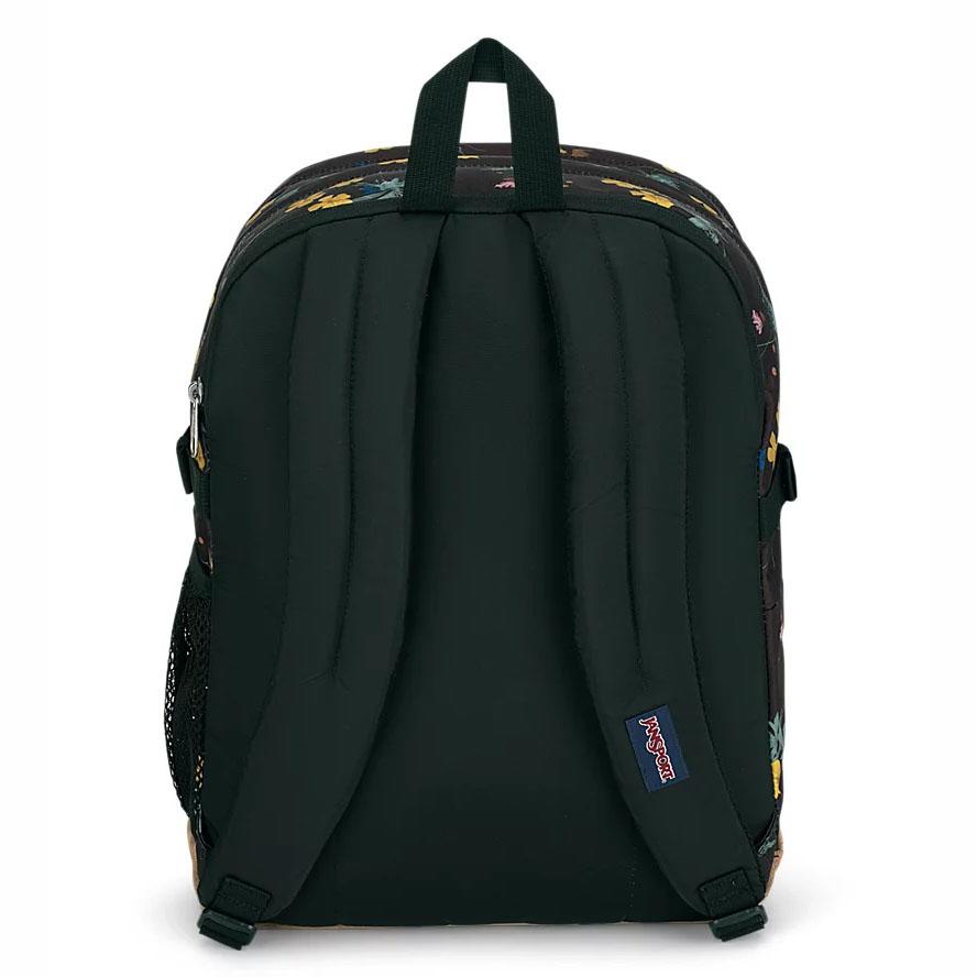 JanSport SUEDE CAMPUS Laptop Rugzak Zwart Geel | NL_JS484