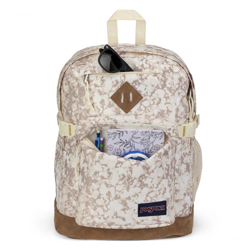 JanSport SUEDE CAMPUS Schooltas Beige | NL_JS565