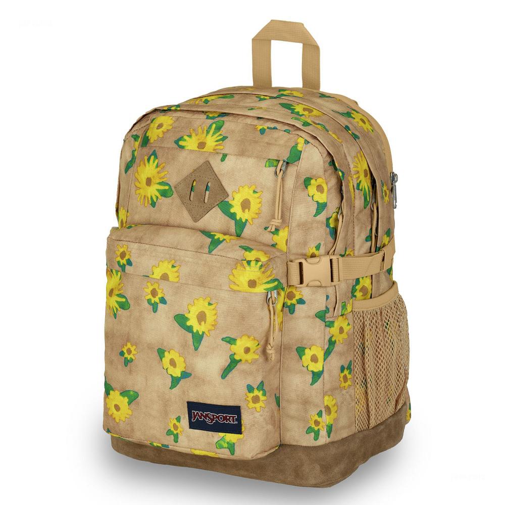 JanSport SUEDE CAMPUS Schooltas Khaki | NL_JS173