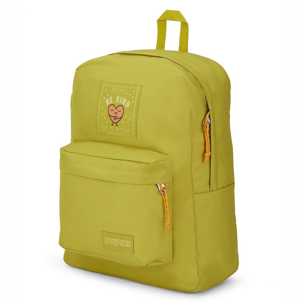 JanSport SUPERBREAK PLUS FX Laptop Rugzak Geel | NL_JS474