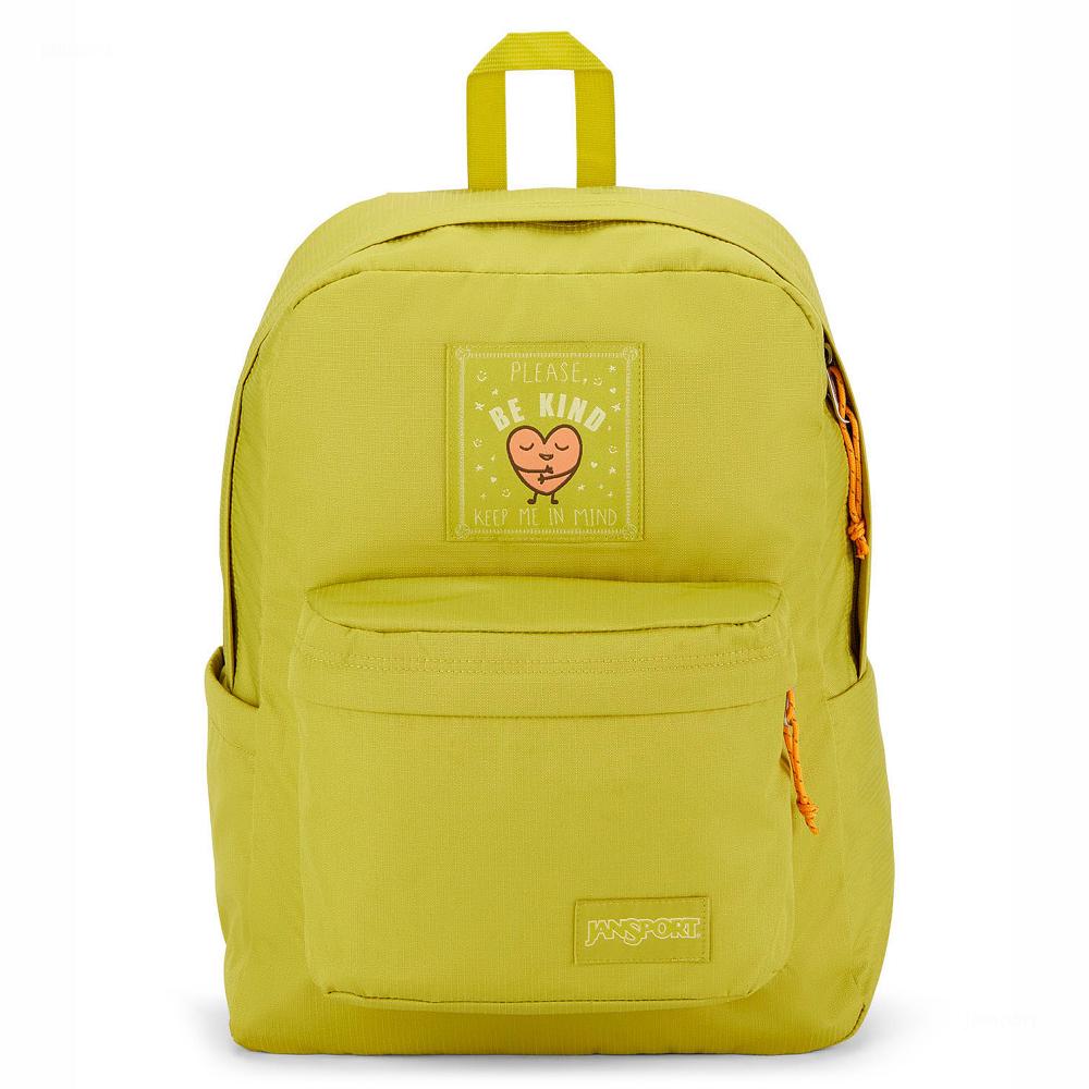 JanSport SUPERBREAK PLUS FX Laptop Rugzak Geel | NL_JS474