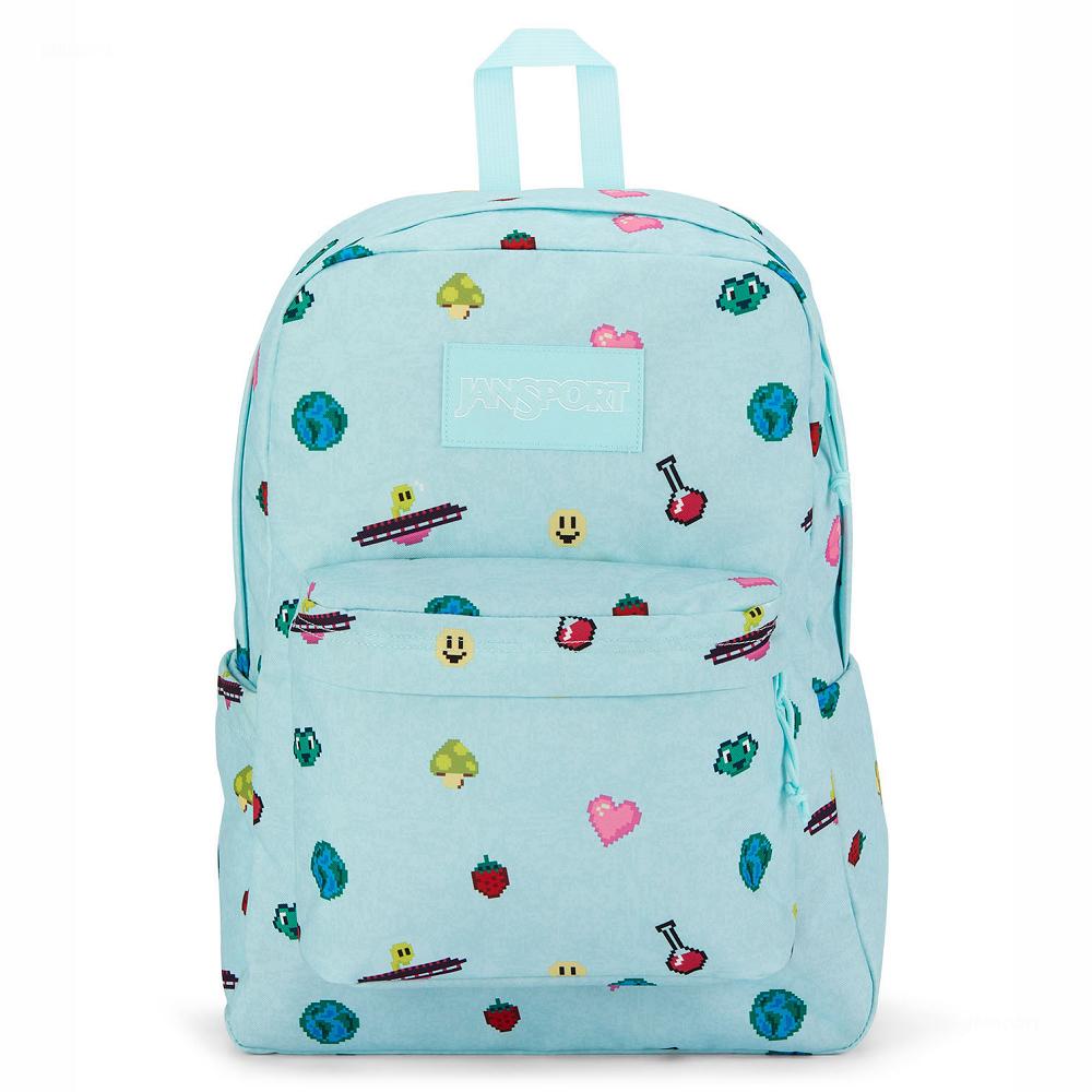 JanSport SUPERBREAK® + BIG BREAK Schooltas Blauw | NL_JS322