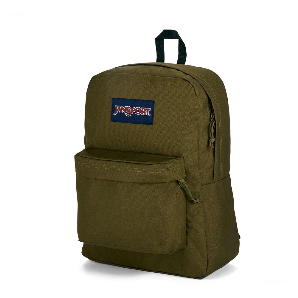 JanSport SuperBreak® Plus Laptop Rugzak Olijfgroen | NL_JS032