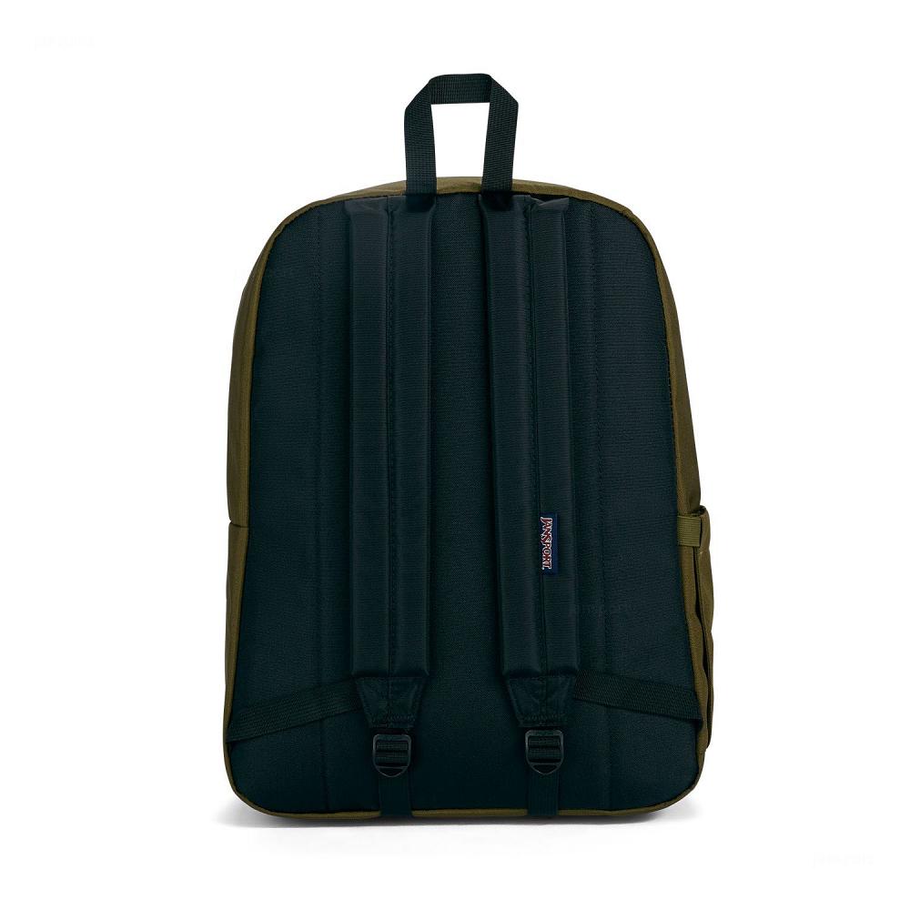 JanSport SuperBreak® Plus Laptop Rugzak Olijfgroen | NL_JS032