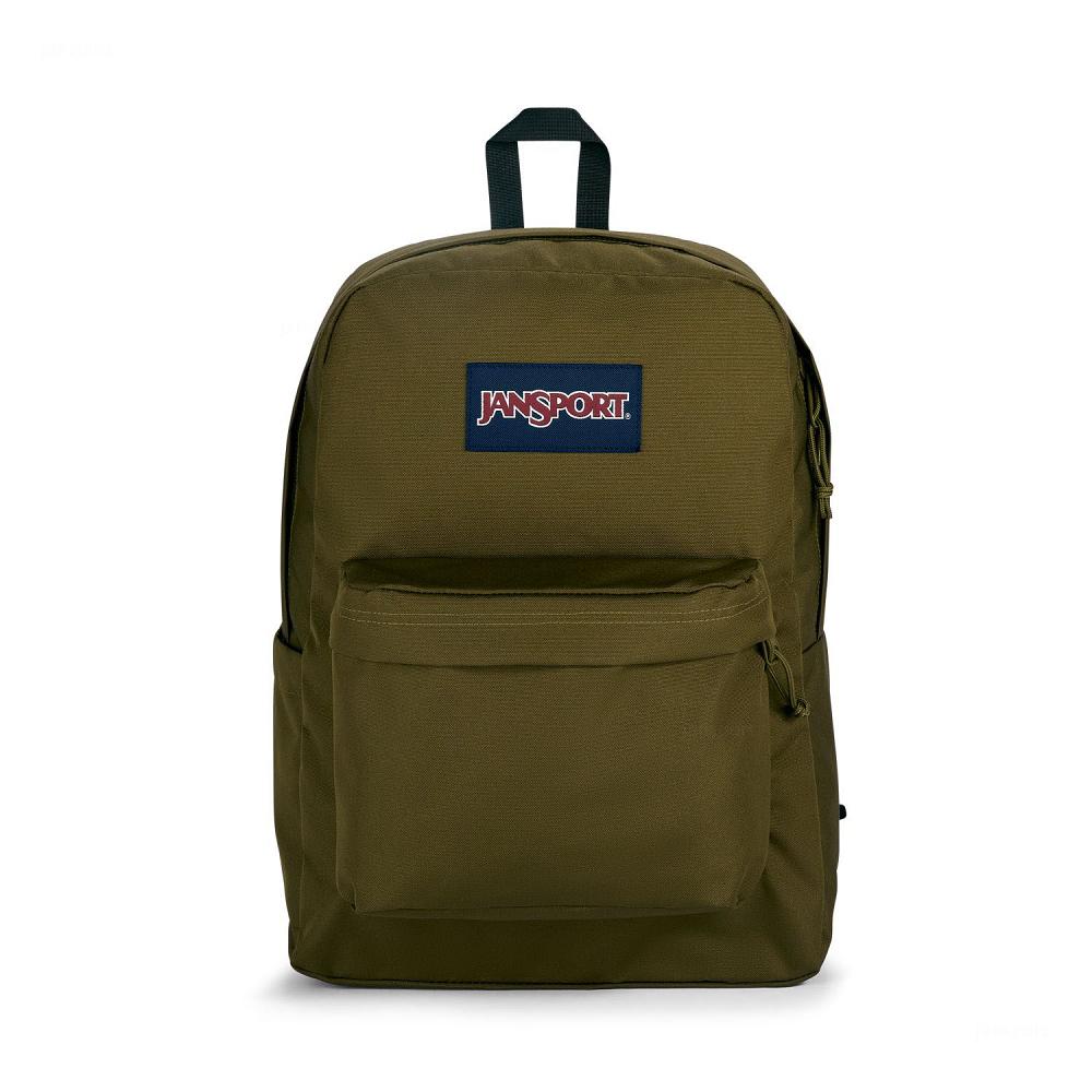 JanSport SuperBreak® Plus Laptop Rugzak Olijfgroen | NL_JS032