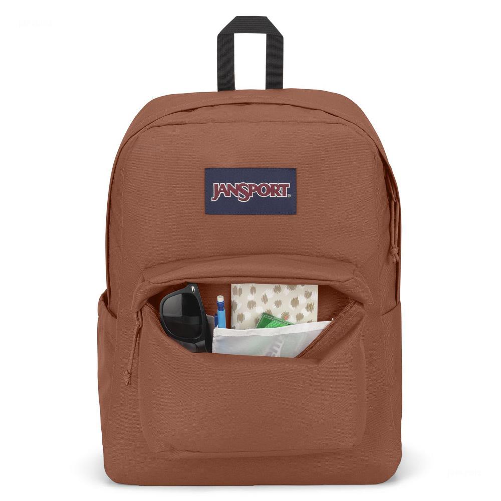 JanSport SuperBreak® Plus Laptop Rugzak Bruin | NL_JS06B