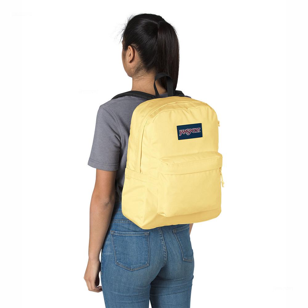 JanSport SuperBreak® Plus Laptop Rugzak Geel | NL_JS100