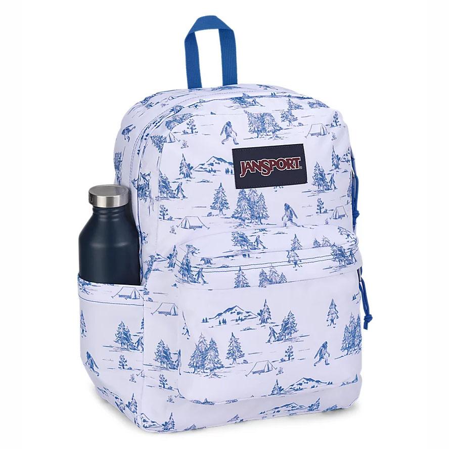 JanSport SuperBreak® Plus Laptop Rugzak Wit Blauw | NL_JS134