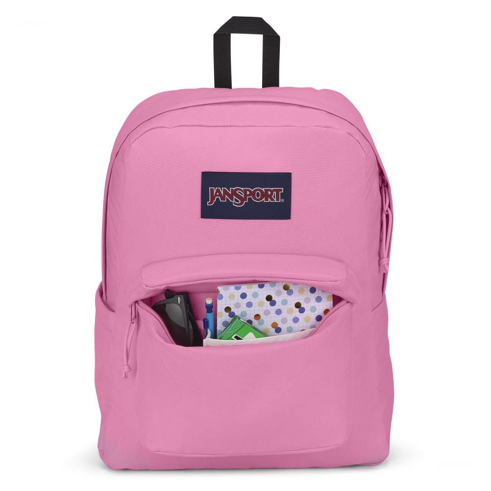 JanSport SuperBreak® Plus Laptop Rugzak Roze | NL_JS163