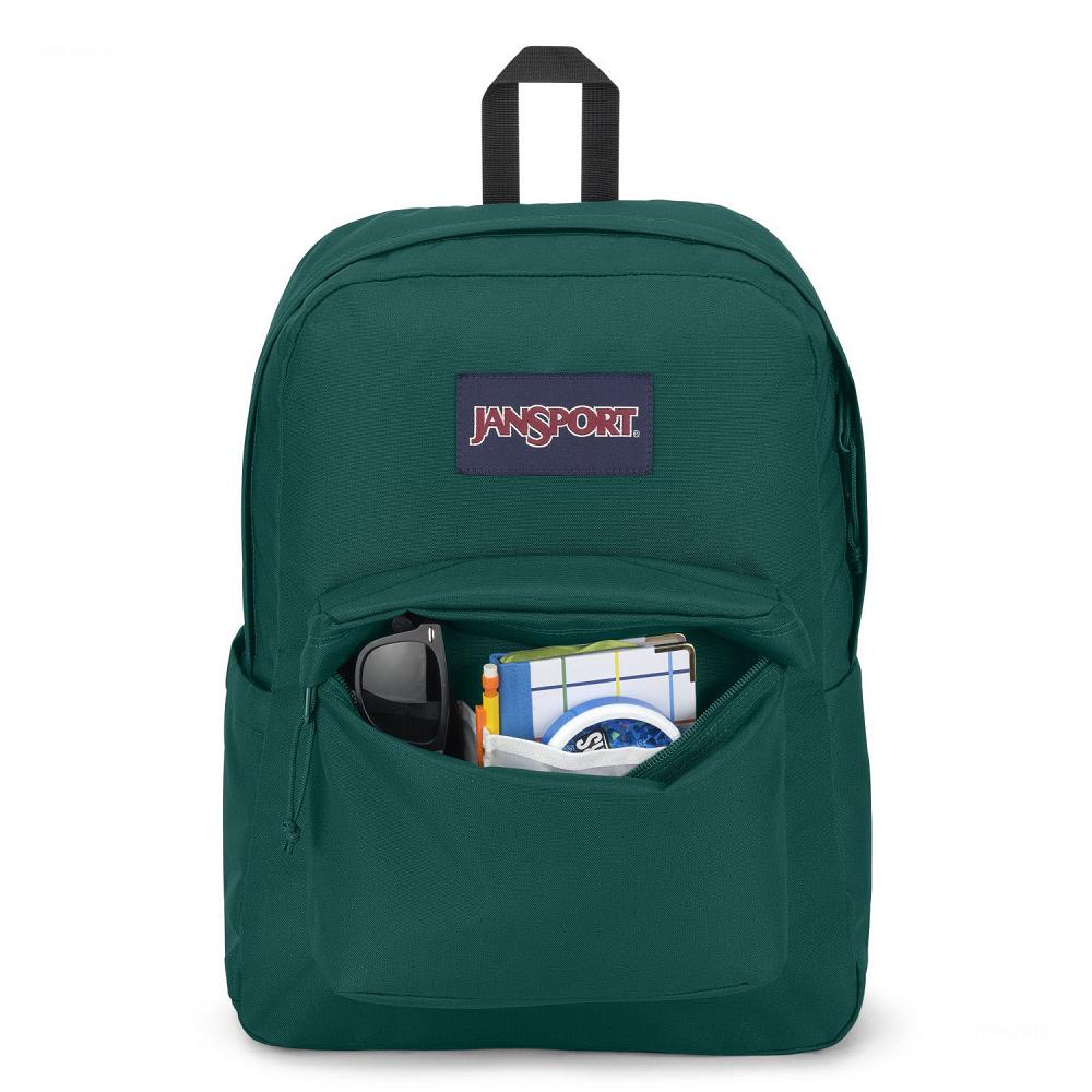 JanSport SuperBreak® Plus Laptop Rugzak Diepgroen | NL_JS196