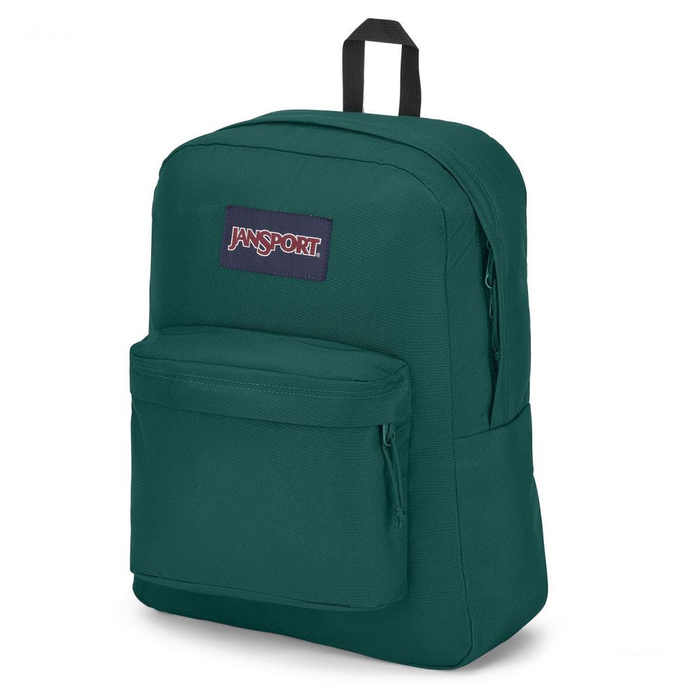 JanSport SuperBreak® Plus Laptop Rugzak Diepgroen | NL_JS196