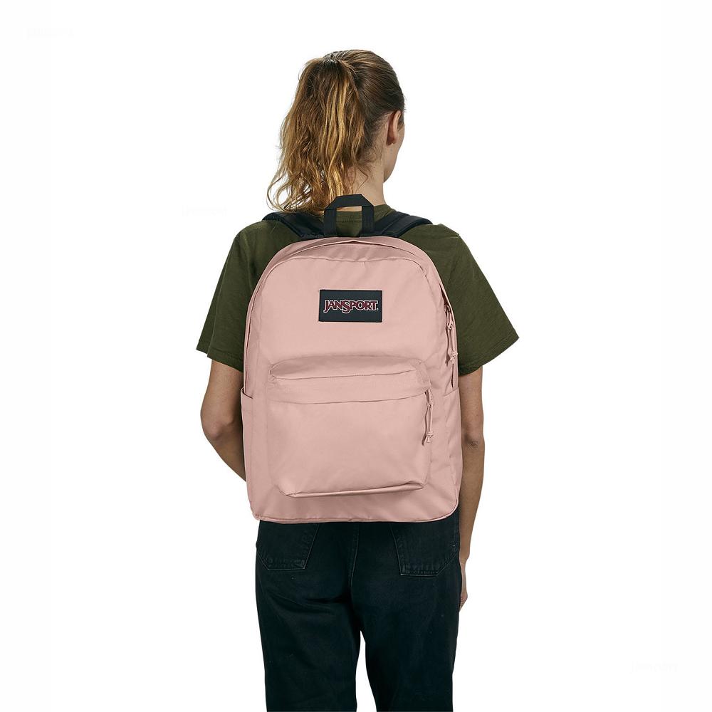 JanSport SuperBreak® Plus Laptop Rugzak Roze | NL_JS197