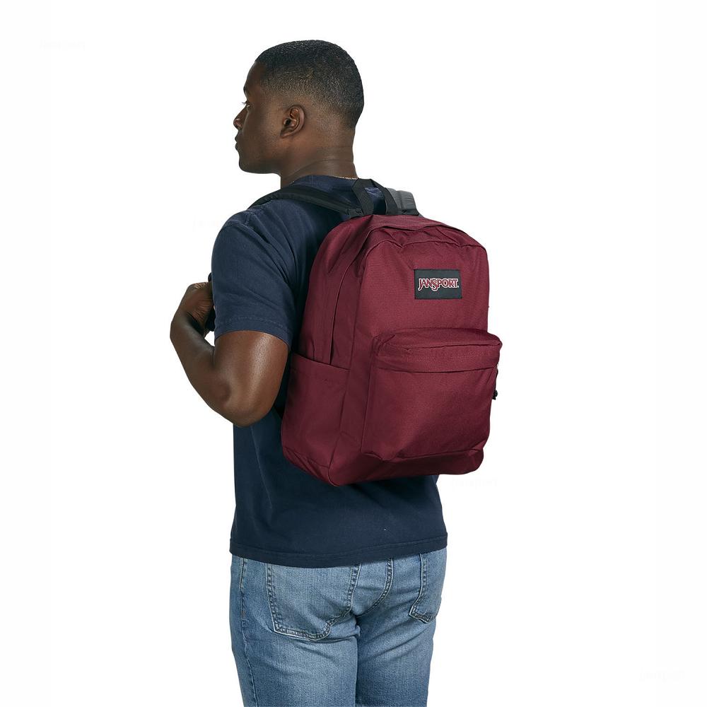 JanSport SuperBreak® Plus Laptop Rugzak Bordeaux | NL_JS209