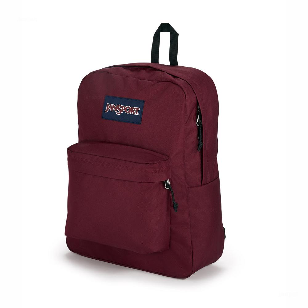 JanSport SuperBreak® Plus Laptop Rugzak Bordeaux | NL_JS209