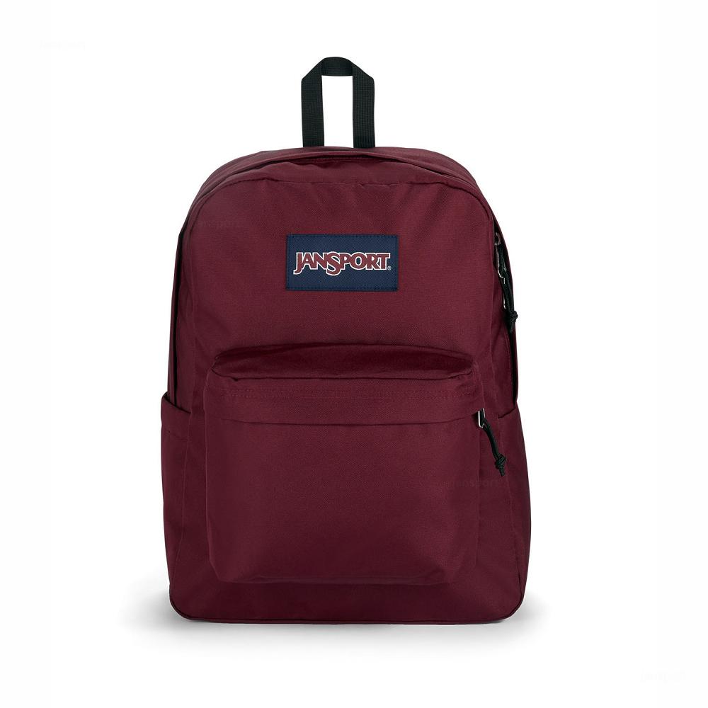 JanSport SuperBreak® Plus Laptop Rugzak Bordeaux | NL_JS209