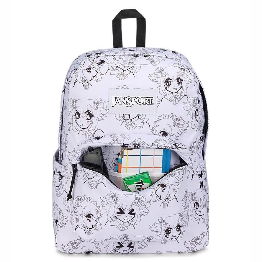 JanSport SuperBreak® Plus Laptop Rugzak Wit | NL_JS251