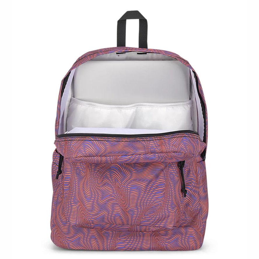 JanSport SuperBreak® Plus Laptop Rugzak Paars Oranje | NL_JS318