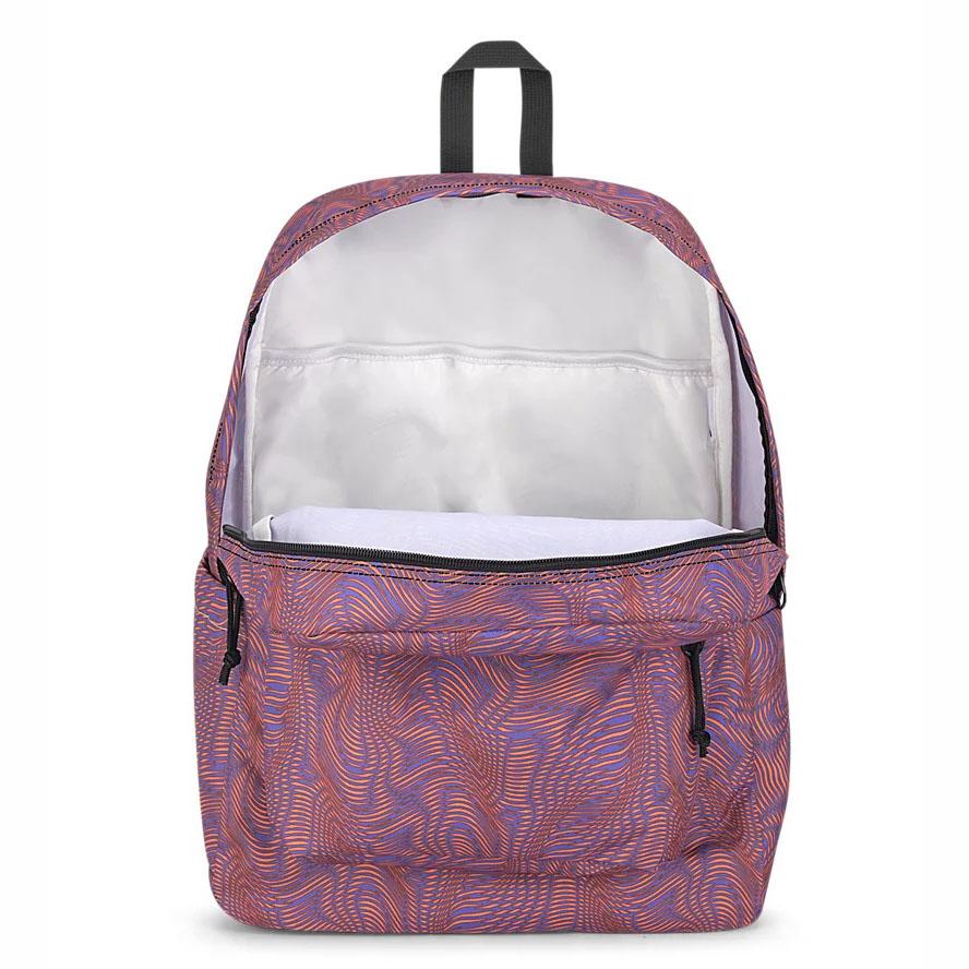 JanSport SuperBreak® Plus Laptop Rugzak Paars Oranje | NL_JS318