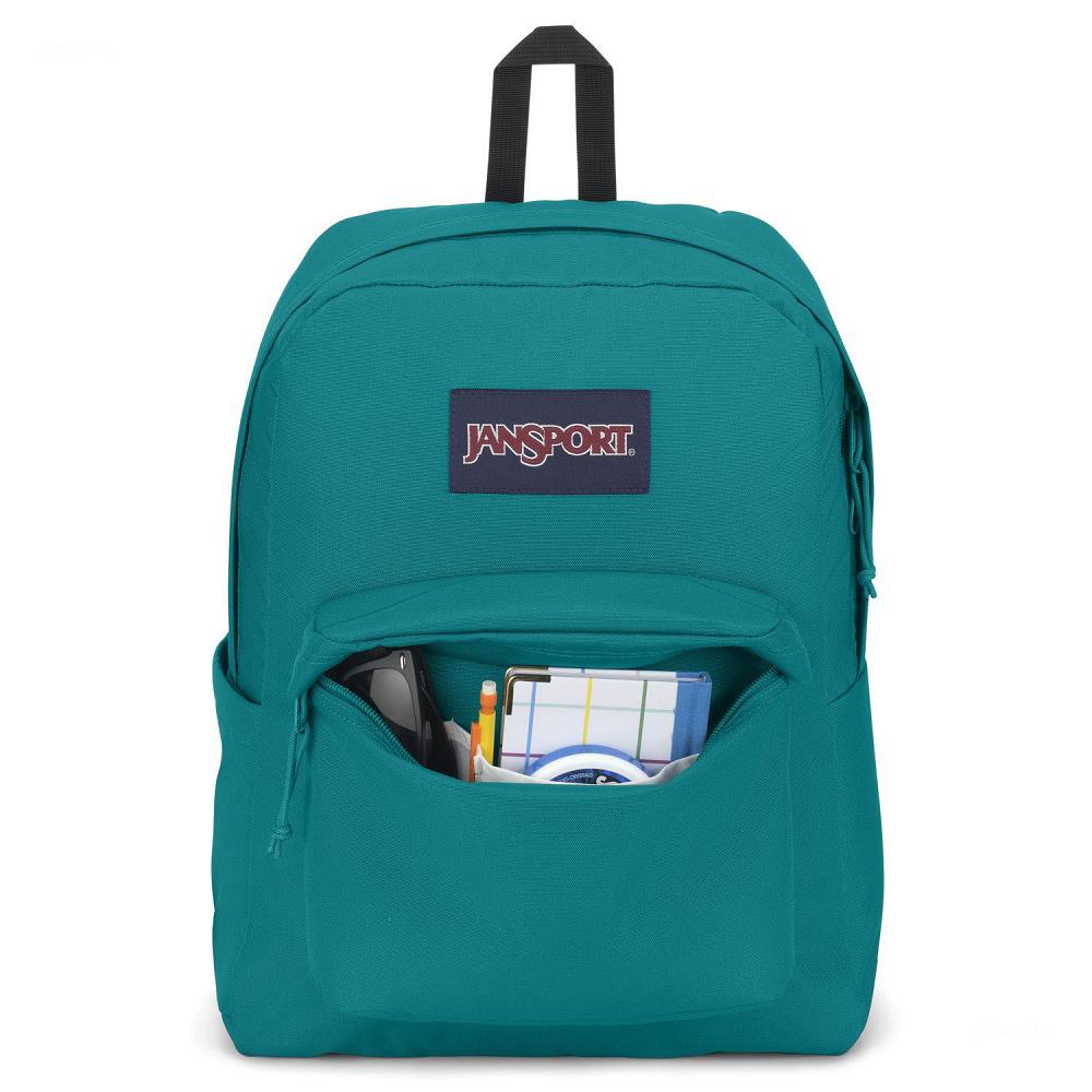 JanSport SuperBreak® Plus Laptop Rugzak Turquoise | NL_JS371