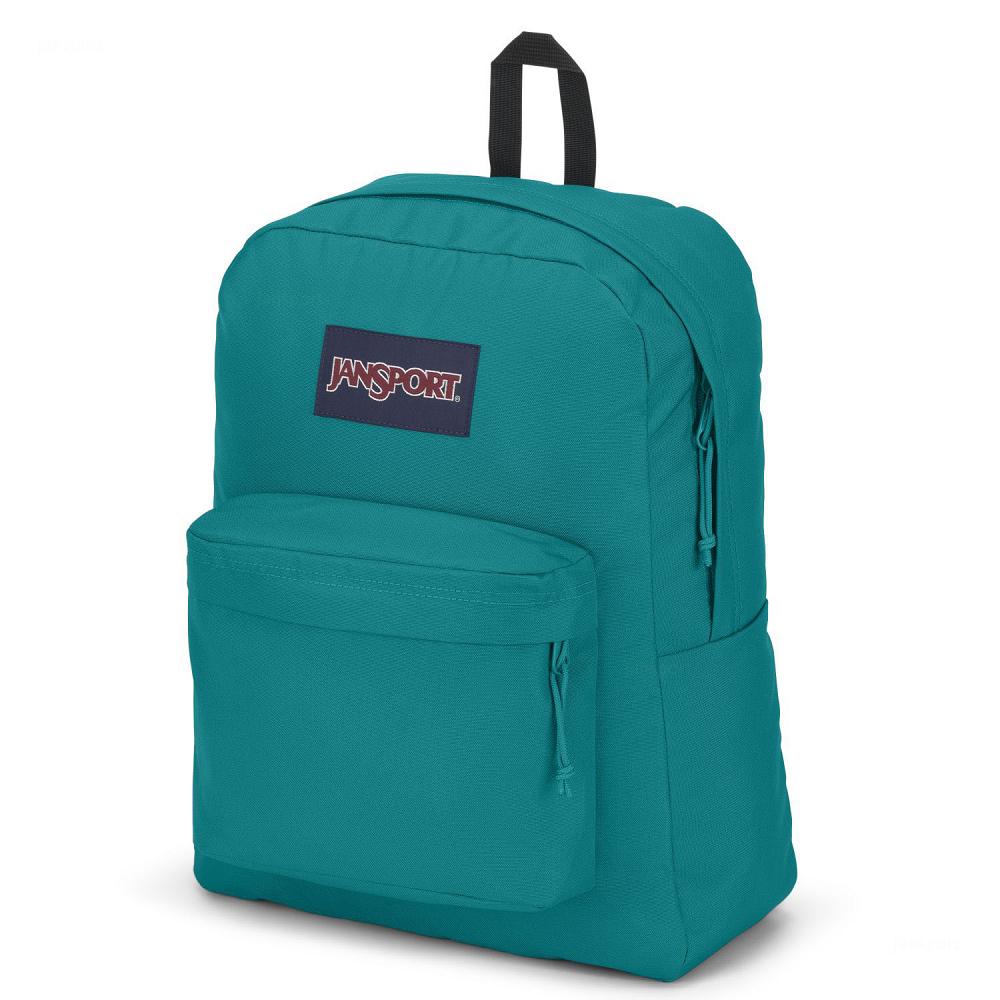 JanSport SuperBreak® Plus Laptop Rugzak Turquoise | NL_JS371