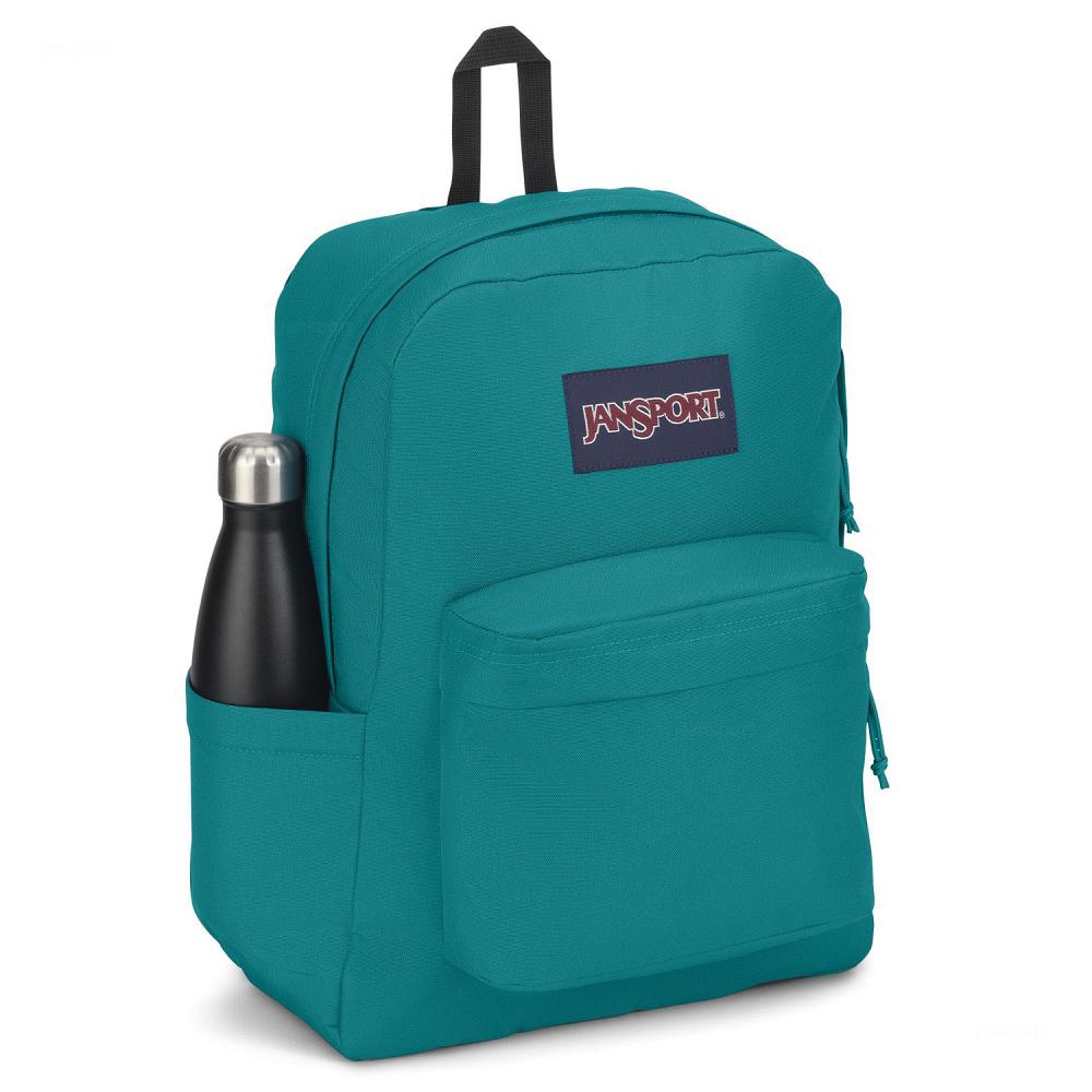 JanSport SuperBreak® Plus Laptop Rugzak Turquoise | NL_JS371