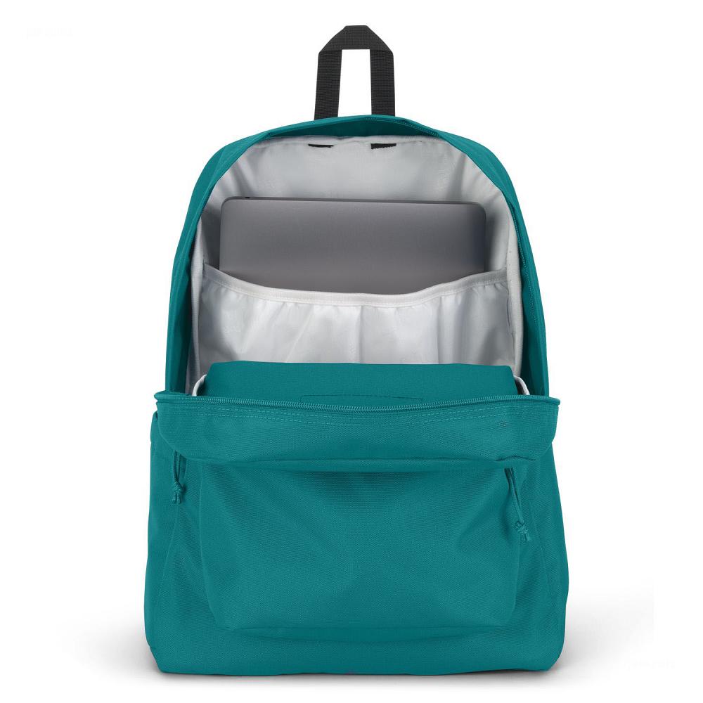 JanSport SuperBreak® Plus Laptop Rugzak Turquoise | NL_JS371