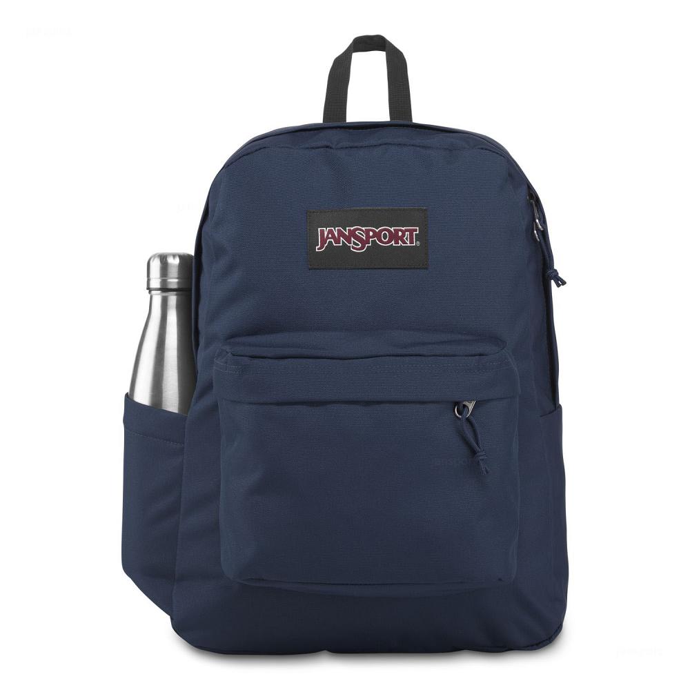 JanSport SuperBreak® Plus Laptop Rugzak Donkerblauw | NL_JS454