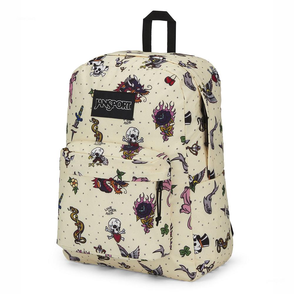 JanSport SuperBreak® Plus Laptop Rugzak Beige | NL_JS464