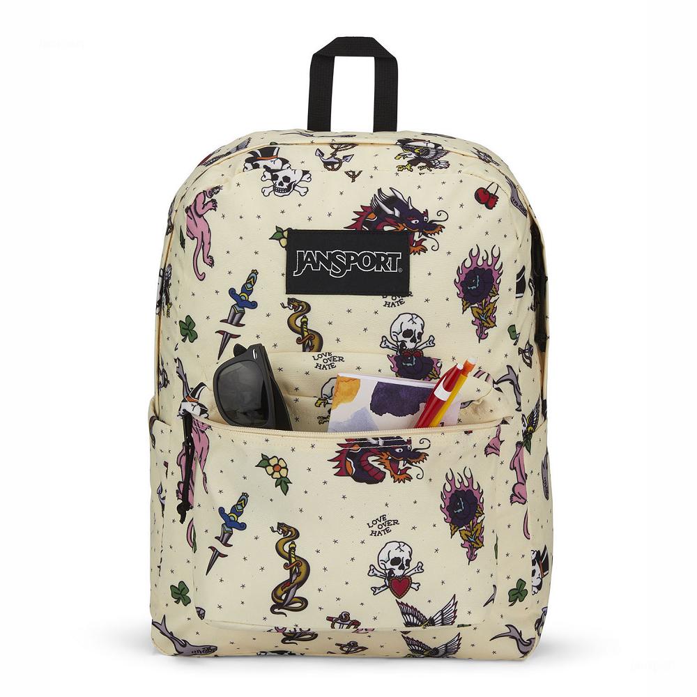 JanSport SuperBreak® Plus Laptop Rugzak Beige | NL_JS464