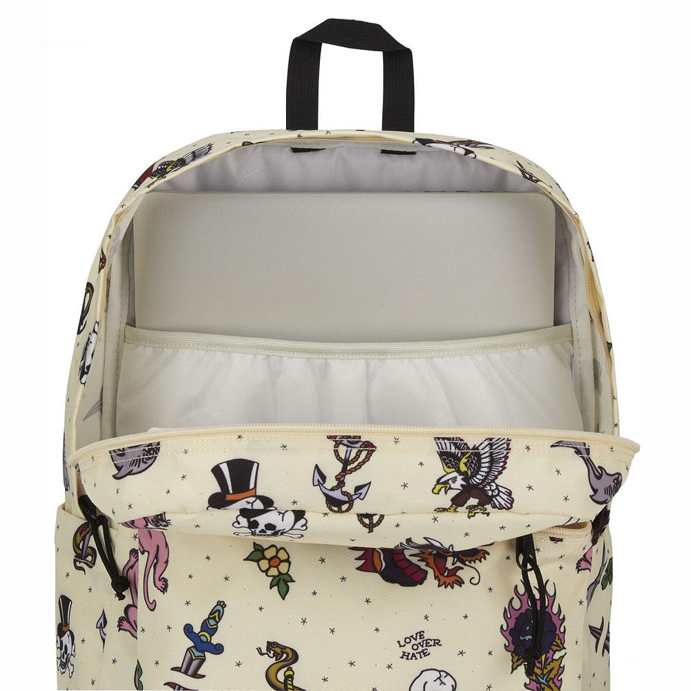 JanSport SuperBreak® Plus Schooltas Beige | NL_JS347